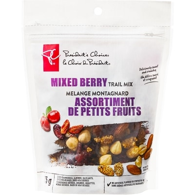 President's Choice Mixed-Berry Trail Mix 275 g, $2.91/100g