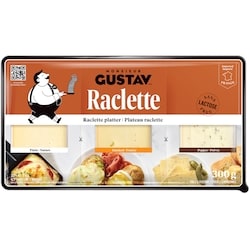 Monsieur Gustav Fromage à Raclette  300 g, 5,33 $/100g