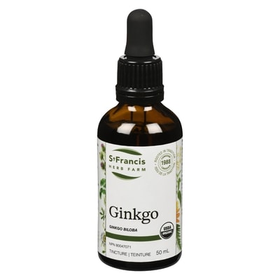 St Francis Herb Farm Ginkgo Tincture 50 ml, $39.98/100ml