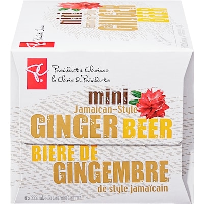 Mini bière de gingembre de style jamaïcain, 6 canettes