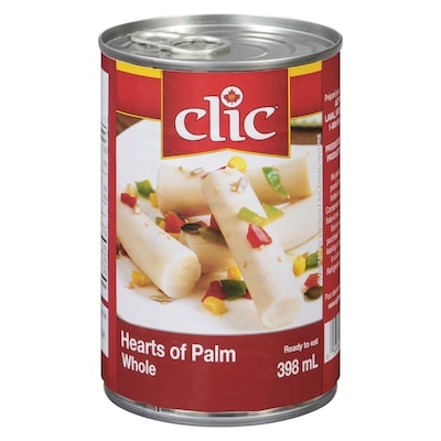 Clic Hearts Of Palm Whole 398 ml, $1.08/100ml