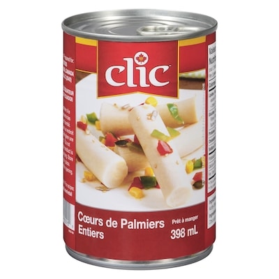 Clic Coeurs De Palmiers Entiers 398 ml, 1,05 $/100ml