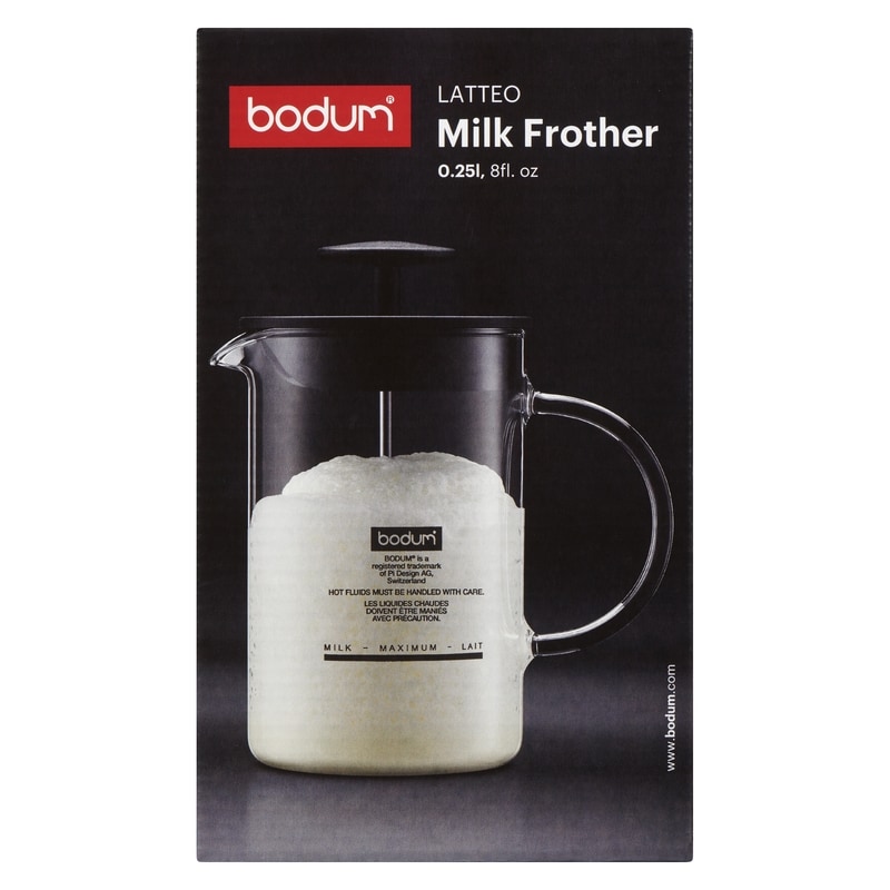 Latteo Milk Frother With Glass Handle
