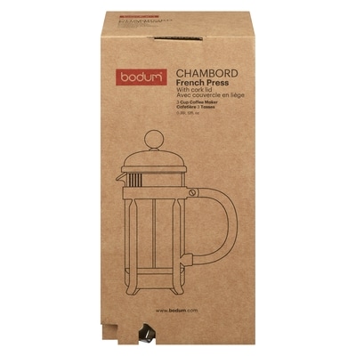 Bodum Chambord French Press, Coffee Maker 3 Cup 1 ea, $36.00/1ea