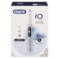 Oral-B Brosse à dents rechargeable iO, opal grise 1 ea, 199,99 $/1ch