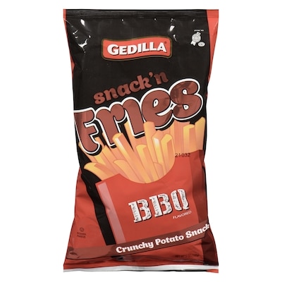 Gedilla Snack 'N Fries Crunchy Potato Snack Bbq Flavored 142 g, $3.73/100g