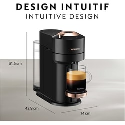 Delonghi Nespresso Vertuo Next Coffee and Espresso Machine - Black
