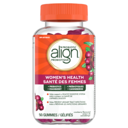 Daily Probiotic Gummy | Women’s Health Probiotics + Prebiotics | 50 Count | Cranberry Flavoured