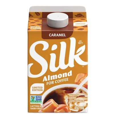 Silk Caramel Plant-Based Coffee Creamer, Limited Edition 450 ml, $0.73/100ml