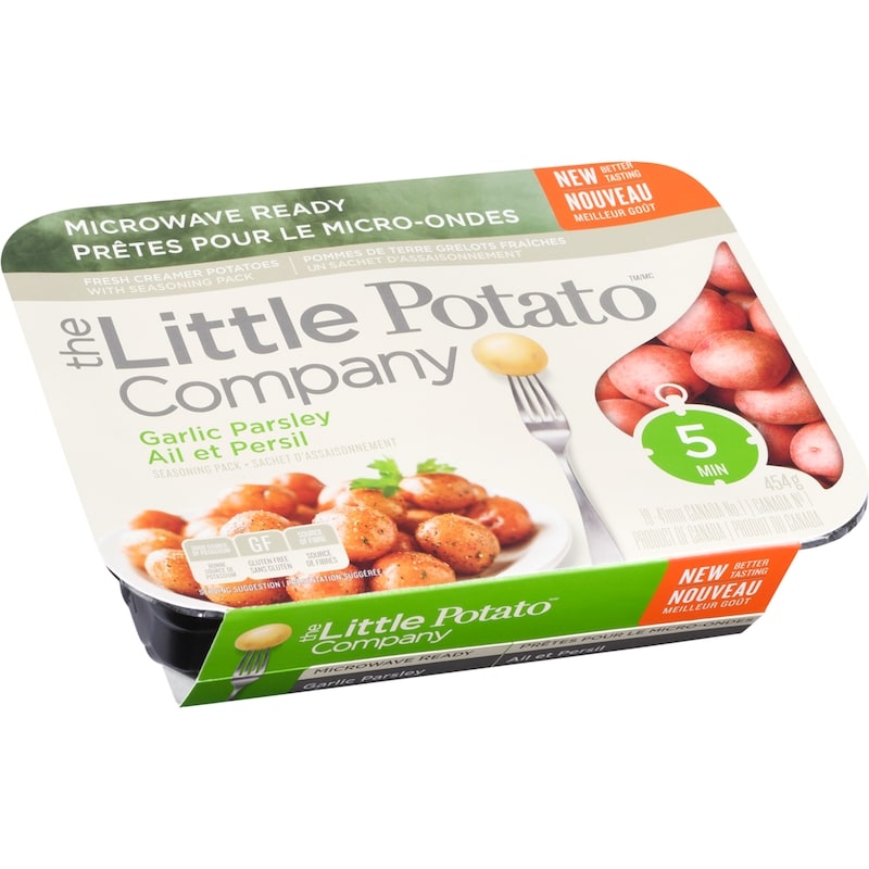Microwave Ready Garlic Parsley Potatoes