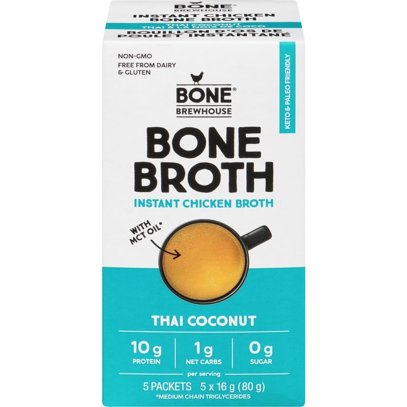 Instant Chicken Bone Broth Thai Coconut