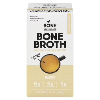 Bone Brewhouse Instant Chicken Bone Broth Naked 16 g, $58.06/100g
