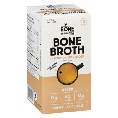 Instant Chicken Bone Broth Naked