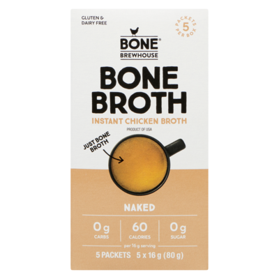 Instant Chicken Bone Broth Naked