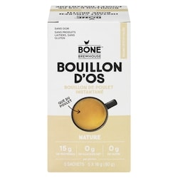 Bone Brewhouse Bouillon D'Os De Poulet Instantané Nature 16 g, 70,56 $/100g