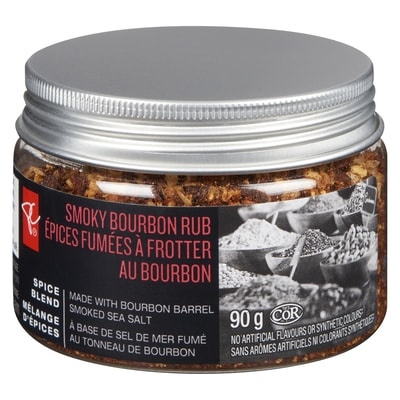 PC Collection noire Mélange d'épices fumées à frotter au bourbon 90 g, 8,89 $/100g