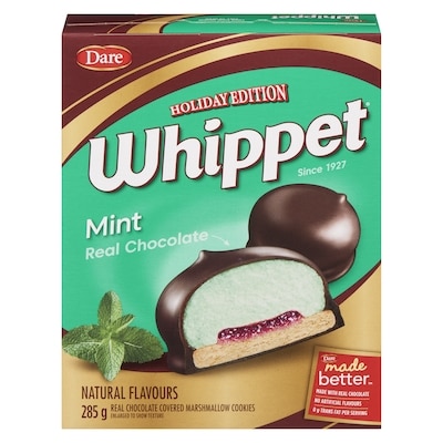 Dare Whippet Mint Cookies 285 g, $1.40/100g