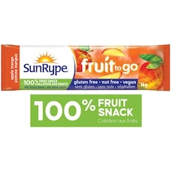 SunRype Fruit To Go Apple Mango 100% Fruit Snack 14 g, $3.50/100g
