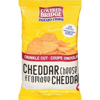 Covered Bridge Potato Chips, Cheddar Cheese 170 g, $2.64/100g