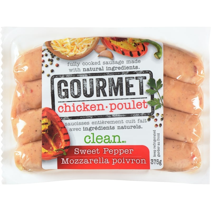 Gourmet Chicken Sweet Pepper Fully Cooked Sausage