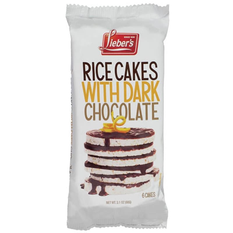 Liebers Rice Cakes With Dark Chocolate - 90 g | Real