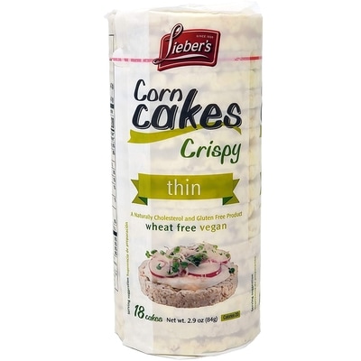 Liebers Corn Cakes Crispy Thin 84 g, $3.57/100g