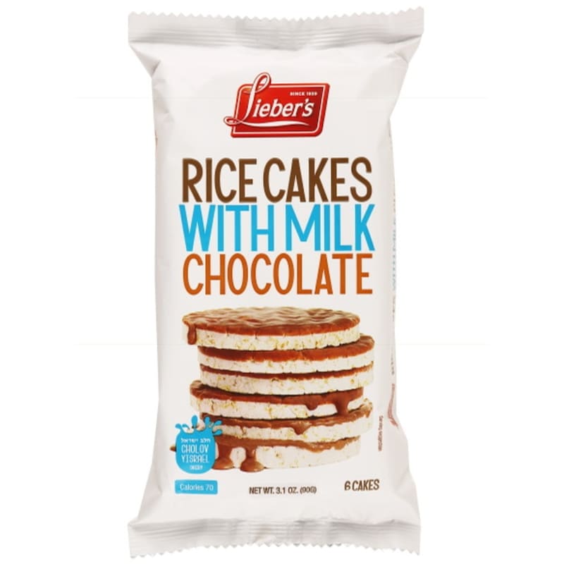Rice Cakes With Milk Chocolate