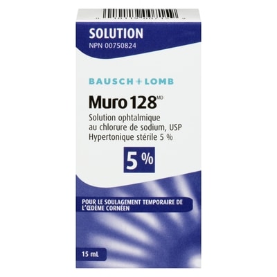 Bausch & Lomb Solution 5 % 15 ml, 119,93 $/100ml