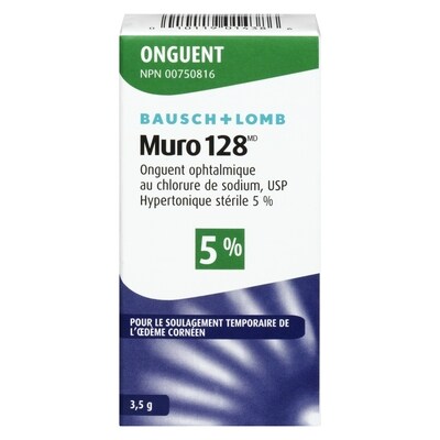 Bausch & Lomb Onguent 5 % 3.5 g, 514,00 $/100g