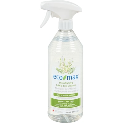 Eco-Max Disinfecting Tub & Tile Cleaner Natural Tea Tree 800 ml, $0.56/100ml