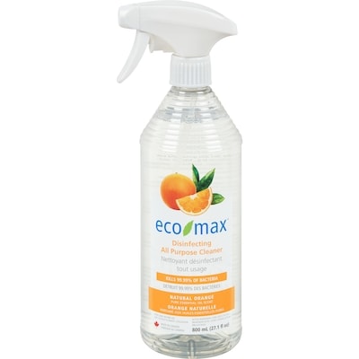 Eco-Max Disinfecting All Purpose Cleaner Natural Orange 800 ml, $0.56/100ml