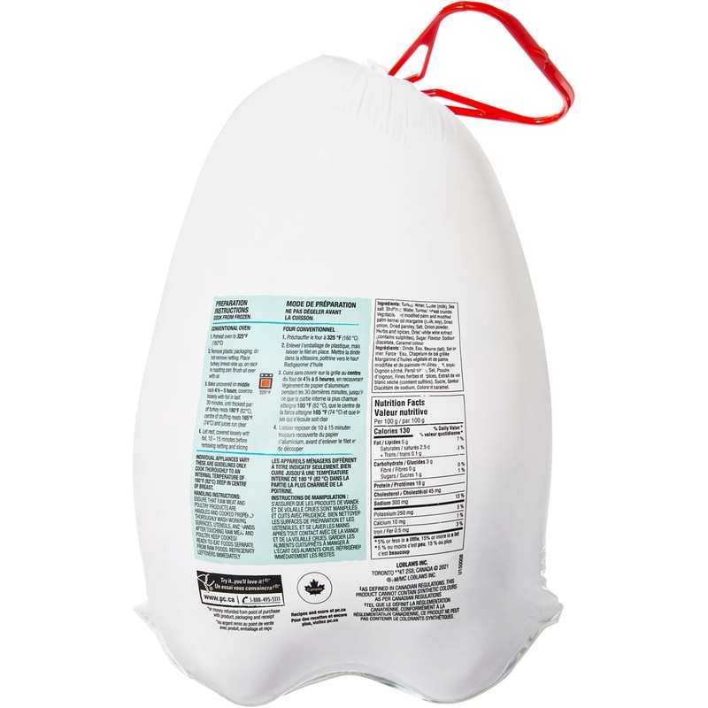 Butter-Infused Stuffed Turkey Crown, Frozen