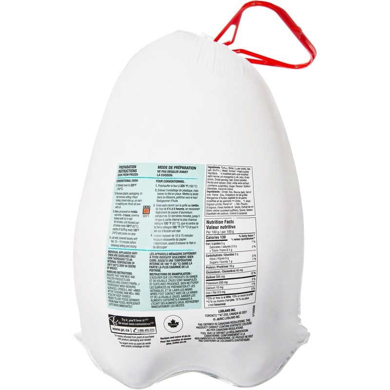 Butter-Infused Stuffed Turkey Crown, Frozen