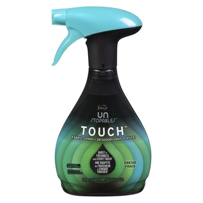 Febreze Air Fresheners, Unstopables Touch Fabric Spray and Odor Eliminator, Fresh 500 ml, $1.80/100ml
