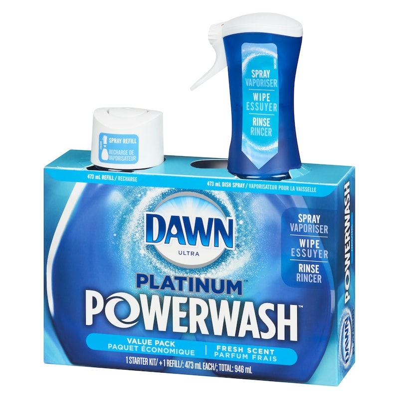 Powerwash Dish Spray, Dish Soap, Fresh Scent Bundle