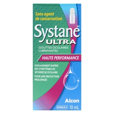 Ultra gouttes oculaires lubrifiantes haute performance