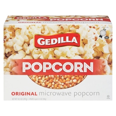 Gedilla Original Microwave Popcorn 255 g, $2.27/100g