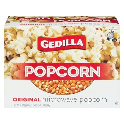 Gedilla Original microwave popcorn 255 g, 2,35 $/100g