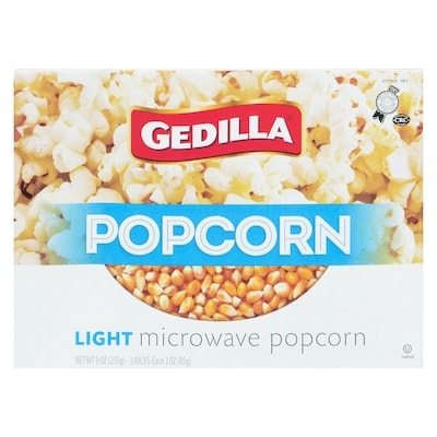 Light microwave popcorn