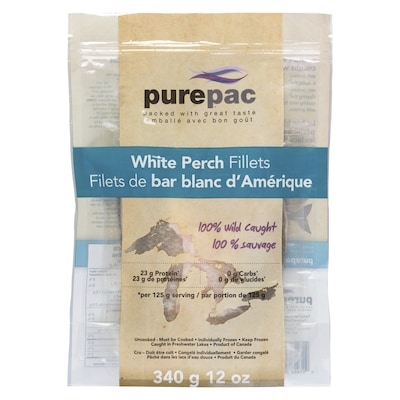 Purepac Frozen White Fish Fillets 340 g, $3.82/100g
