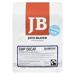 Java Blend Whole Bean Coffee Swp Decaf Ground Filter 340 g, $4.11/100g