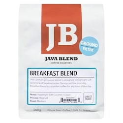 Java Blend Ground Coffee Breakfast Blend 340 g, $4.11/100g