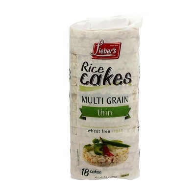 Liebers Rice Cakes Multi Grain Thin 84 g, $3.57/100g