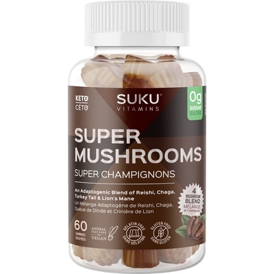 SUKU Super champignons 60 ea, 0,37 $/1ch