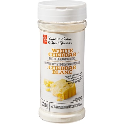 President's Choice White Cheddar Cheese Seasoning Blend 220 g, $3.18/100g