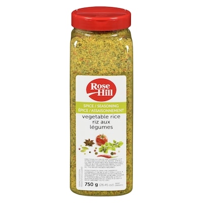 Rose Hill Vegetable Rice Spice Seasoning 750 g, $1.80/100g