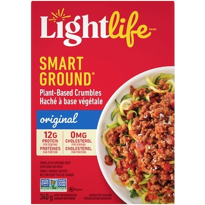 Lightlife Smart Ground Original Plant-Based Beef 340 g, $1.61/100g