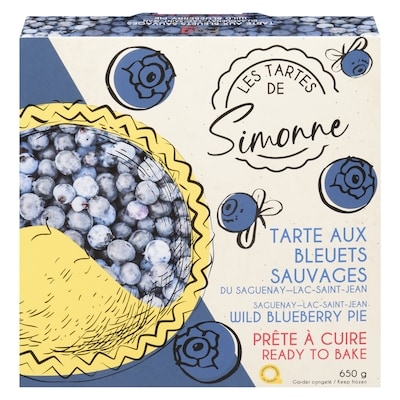 null Tarte Aux Bleuets Sauvages Du Saguenay-Lac-Saint-Jean 650 g, 1,00 $/100g
