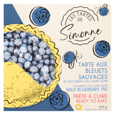 Tarte Aux Bleuets Sauvages Du Saguenay-Lac-Saint-Jean