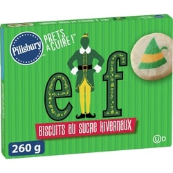 Pillsbury Prêts à cuire ! Biscuits au sucre hivernaux Le lutin  260 g, 2,03 $/100g
